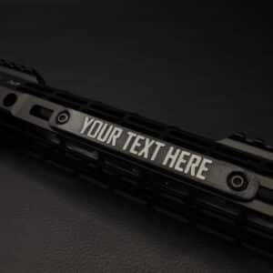 M-LOK GEN 1 XL TRAC Tag | Safety ID Tag & Protective Slot Cover