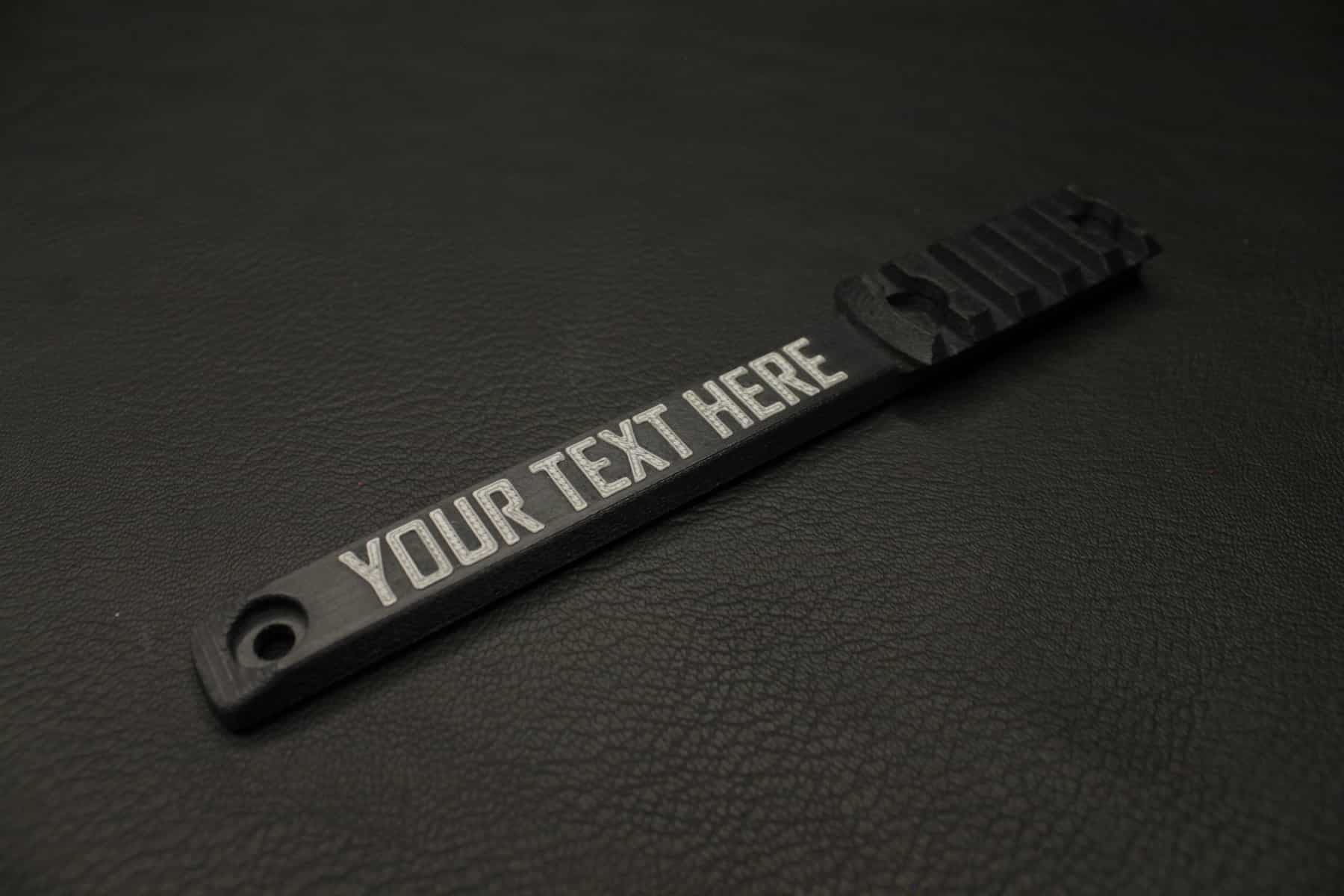 M-LOK GEN 2 XL TRAC Tag | Extended Accessory Rail & ID System (4-Slot) - Image 4