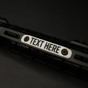 White Edition M-LOK TRAC Tag | Safety ID Tag & Protective Slot Cover