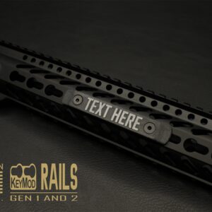 KeyMod GEN 1 TRAC Tag | Low-Profile ID System (5-Slot)