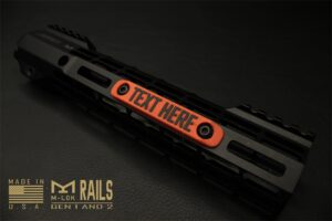 RED Edition M-LOK TRAC Tag | Rail Cover ID System