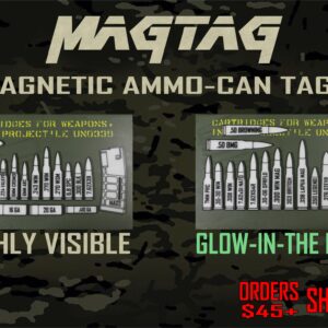MAGTAG | Magnetic Ammo Can ID Tags (5-Pack)